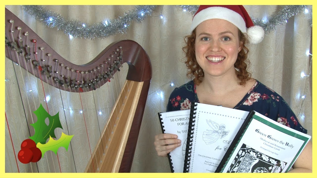 Easy Christmas carols for beginner harp!