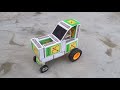 How To Make A Tractor With Matchbox Matchbox Tractor Diy Craft Dc Motor Matchbox Tractor