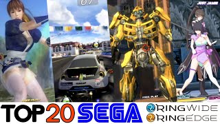 Top 20 Best Sega RingEdge Games of all Time (Time Stamps) #segaringedge #arcadegames #arcadegaming