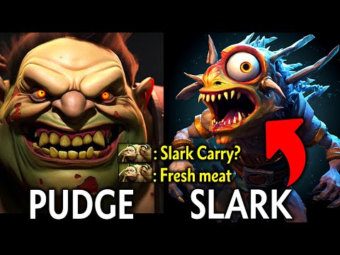 Any Slark Hater here? This Slark is crying at Top vs Pudge | Genius Pudge