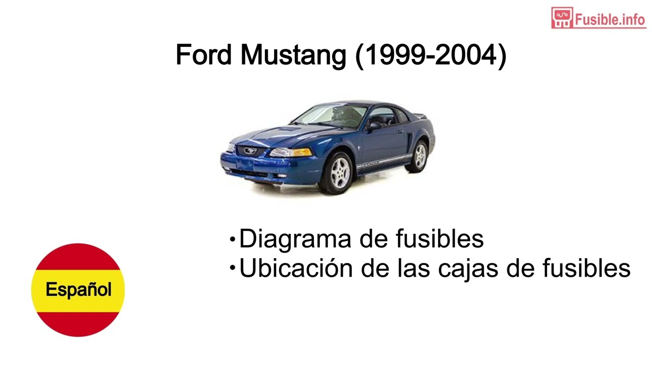Diagrama de fusibles Ford Mustang (1999-2004)