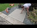 Dry Pour Concrete Slab Project