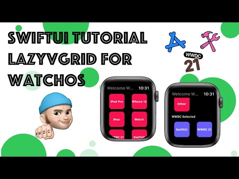 SwiftUI 3.0 Tutorial - Grids - Grids In SwiftUI 3.0 With Matched Geometry Effect - WWDC 2021
