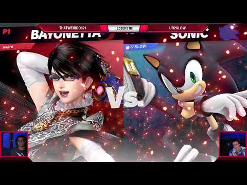 VS Weekly 8/1/19 - Losers Eighths - ThatWeirdo321 (Bayonetta) vs Ur2Slow (Sonic) - SSBU