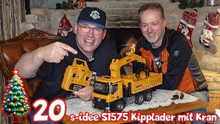Heute mal wieder Baumaschinen. Der s-idee S1575 Kipplader im Weihnachts Countdown Tag 20