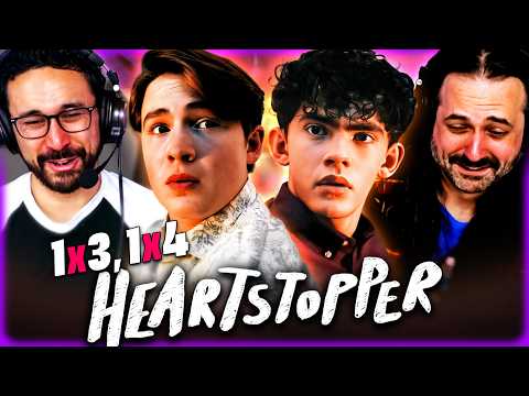HEARTSTOPPER S1 Ep 3 & 4 REACTION!! Nick & Charlie's First Kiss!