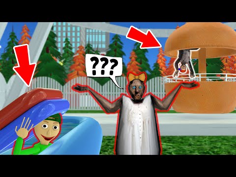 Extreme hide and seek with Granny vs Ice Scream - funny horror school animation (p.111)