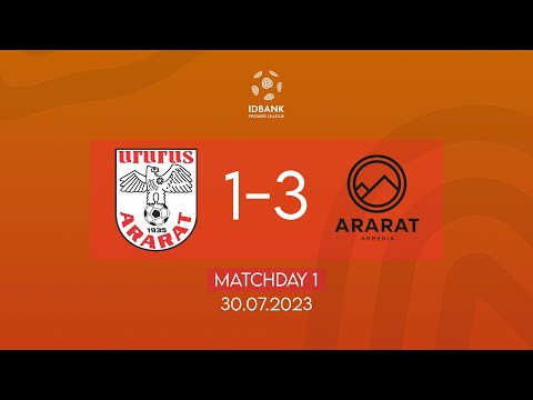 IDBank Premier League.  Matchday 1. FC Ararat - FC Ararat Armenia (30.07.2023)