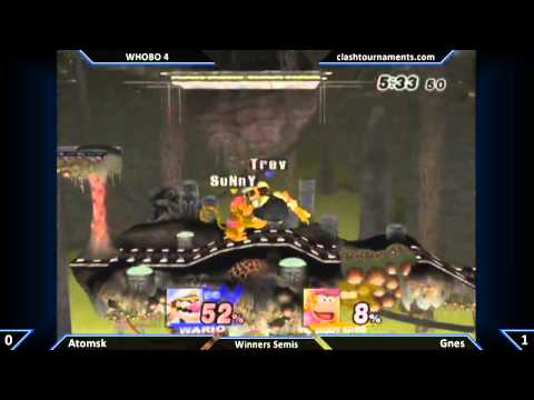 WHOBO 4 - Atomsk vs Gnes - Winners Semis - SSBB