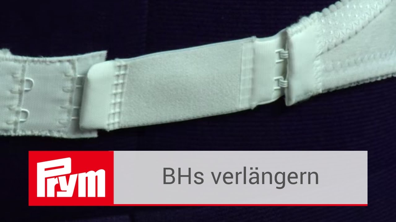 Prym BH-Verlängerung 50 mm, zum Einhaken, Schwarz