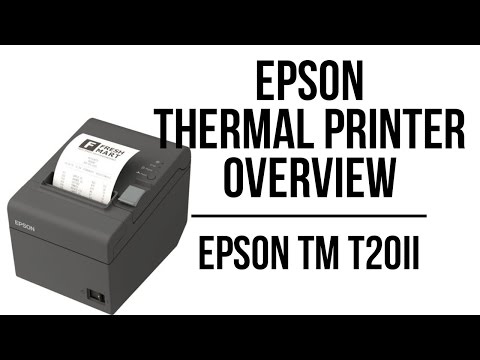 Epson tm t20ii barcode printer overview