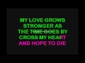 Dolly Parton   Cross My Heart SC HD Karaoke PK02486