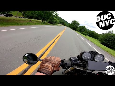 Final Stage Catskill TT - my favorite road + oil and gravel - Ducati NYC Vlog v1669