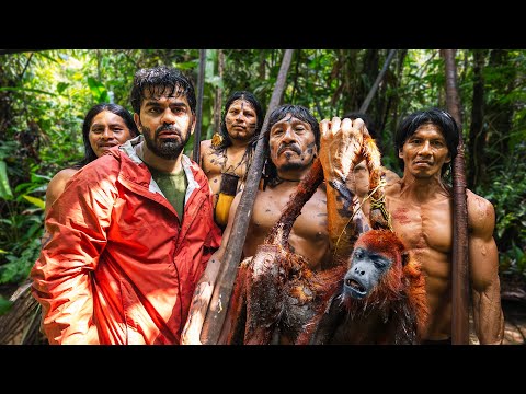 Hunting and Eating Monkeys with a NATIVE TRIBE in the Amazon Jungle | The Waorani