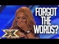 SHE FORGETS THE WORDS AND WALKS OFF! | Unforgettable Audition | The X Factor UK