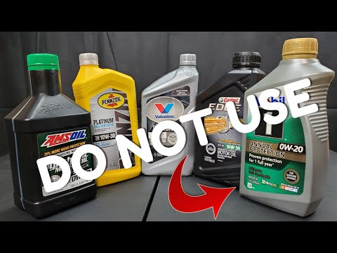 DO NOT USE Thin Engine Oil?
