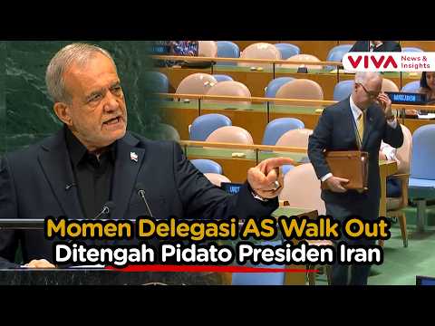 PBB Memanas! Delegasi AS Tinggalkan Pidato Presiden Iran
