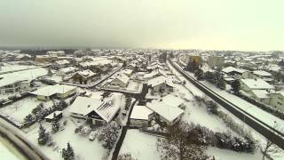 preview picture of video 'Flug #11 Walldürn mit Schnee überdeckt (DJI Phantom 1.1.1 + GoPro Hero 3 Black + Gimbal)'
