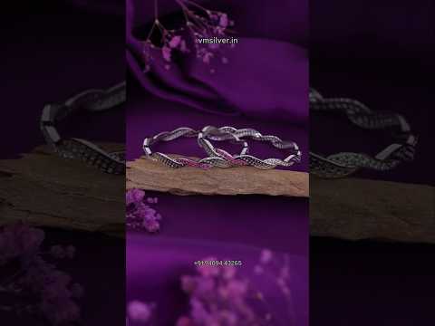 Rhodium Baby Bangles