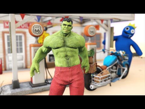 HULK vs Blue Rainbow Friends