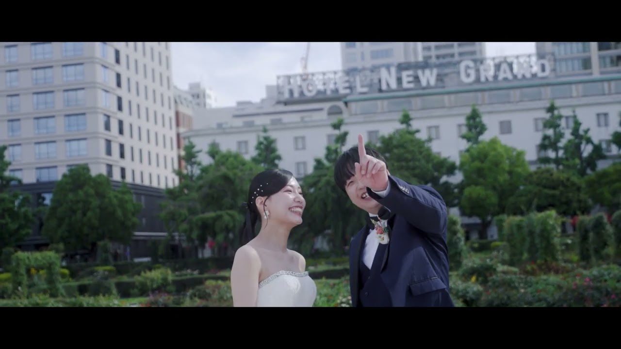 まるで恋愛映画のような、優しくてロマンティックなムービー撮影