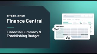 Finance Central: Financial Summary & Establishing Budgets