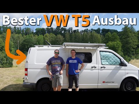 VW T5 Campervan ROOMTOUR | Selbstausbau von @wulleontour - DIY Camper