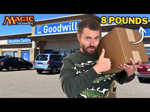 I Bought 8 Pounds Of Magic The Gathering Cards From Goodwill!