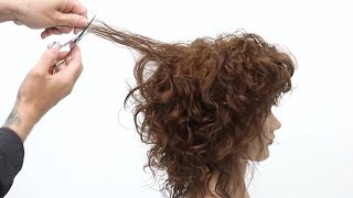 Curly Shag Haircut Tutorial