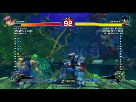 SSF4 AE 2012 : CpT x State x ( Guy ) VS SILVER STEEEZ ( Bison )