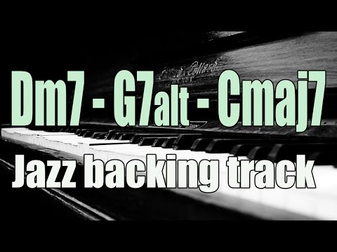 Jazz Backing Track | II - V7alt - I | C major