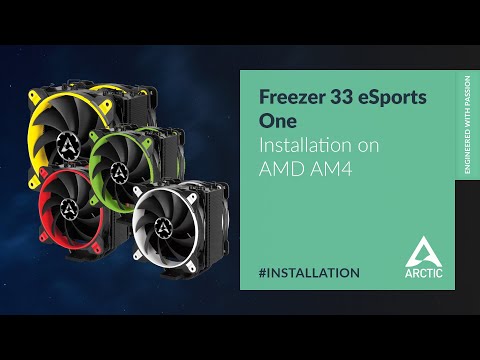 ARCTIC Freezer 33 eSports ONE – Installation on AMD AM4