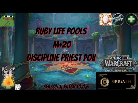 RLP +20 Discipline Priest PoV 10.0.5; S1 [Fortified, Bolstering, Storming] /w commentary