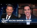 Sacha Baron Cohen on Borat Golden Globe Wins, Underwear Method Acting & The Trial of the Chicago 7