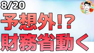 米財務省が動きました！予想外の米国債の買い戻し！【8/20 米国株ニュース】