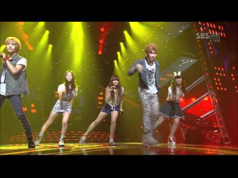 [인기가요] 110710 - f(x) & 샤이니 - Hello