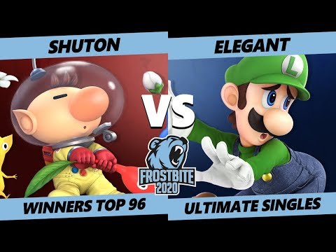 Frostbite 2020 SSBU Winners Top 96 - SST | Shuton (Olimar) Vs. Armada | Elegant (Luigi) Singles