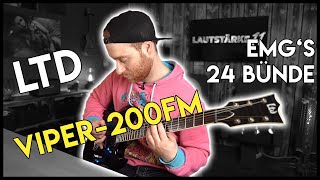 Video thumbnail for Die Metall SG für den kleinen Taler - ESP Ltd. Viper-200FM - EMG's by Lautstärke 11