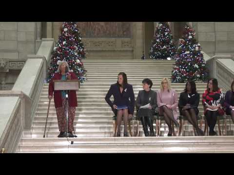 Ceremony commemorating National Day of Remembrance and Action on Violence against Women