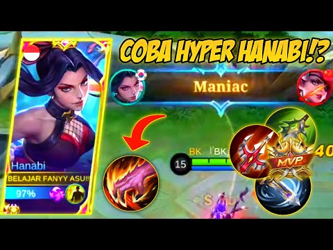 HYPER HANABI!? EARLY GAME DI BANTAI LATE GAME MEMBANTAI!!! BUILD HANABI PALING SAKIT LATE GAME 2022