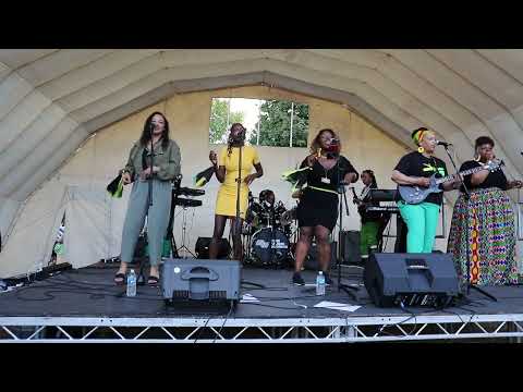 Gloucester Carnival 2022 - Akabu and guest, Tasha