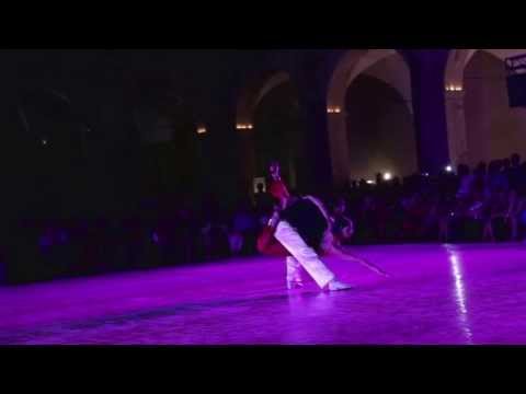  Gustavo Rosas  and  Gisela Natoli  are  dancing  at  Catania Tango Festival  in  2013
