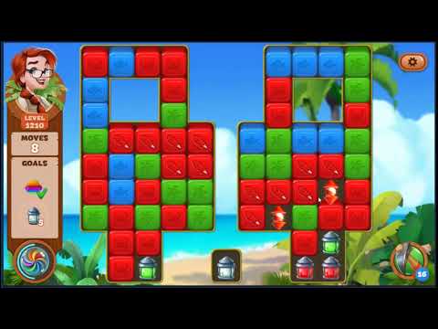 Lost Island Blast Adventure Level 1210 - NO BOOSTERS 🏝️ | SKILLGAMING ✔️