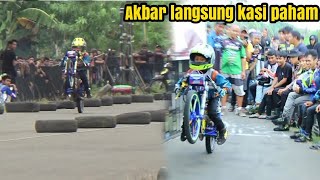 Download lagu Di remehkan di tempat start Akbar bocah ajaib langsung kasi paham pembalap senior mp3
