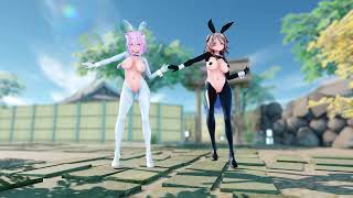 【MMD】戌神ころね & 猫又おかゆ - Worth It【ホロライブ】