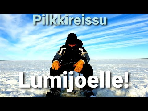 Pilkkireissu Lumijoen Varjakkaan! - Ice fishing at sea Lumijoki, Varjakka Finland