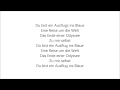 Chima - Ausflug ins Blaue (Lyrics) 