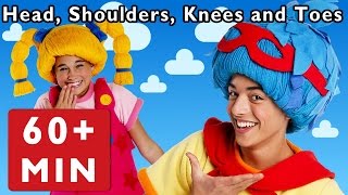 Head, Shoulders, Knees and Toes and More | Nursery Rhymes from Mother Goose Club!
