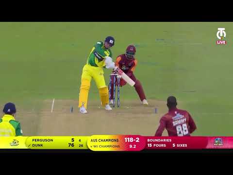 Dunk's Half Century - AUS vs WI | World Championship of Legends on Tamasha