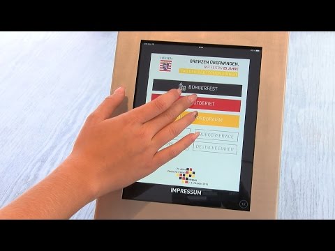 Infobox und App zum Einheitsfest